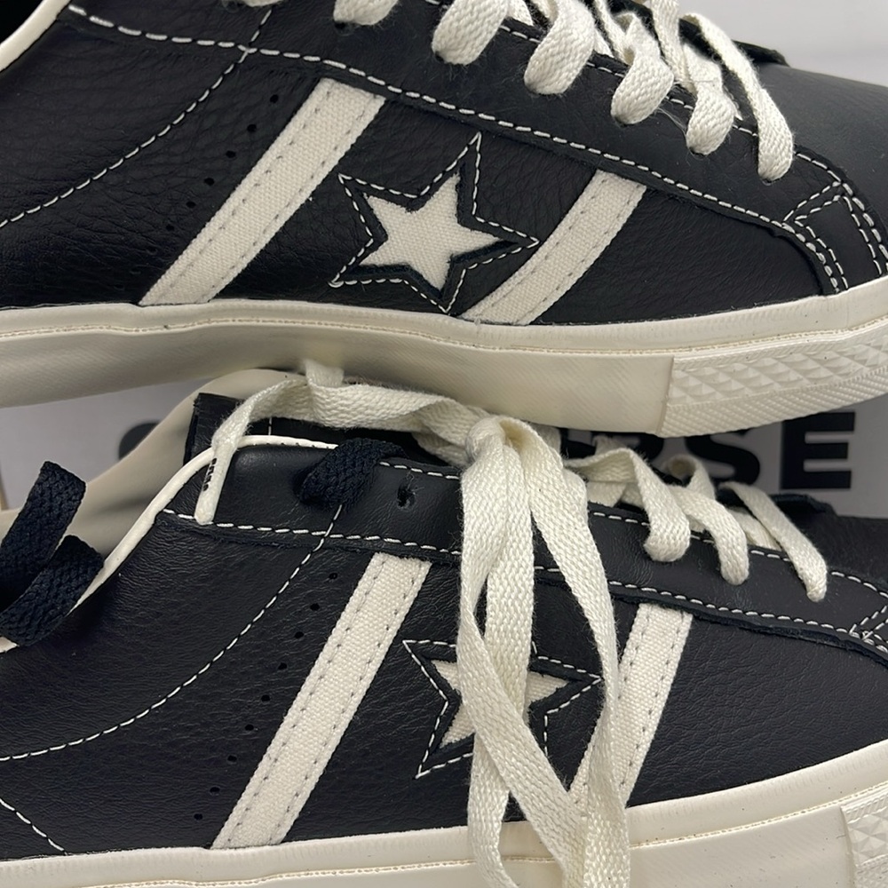Converse Men’s ONE STAR ACADEMY PRO OX
BLACK/EGRET/EGRET A08501C Sneakers - Picture 14 of 16